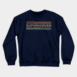 Superheaven Retro Lines Crewneck Sweatshirt